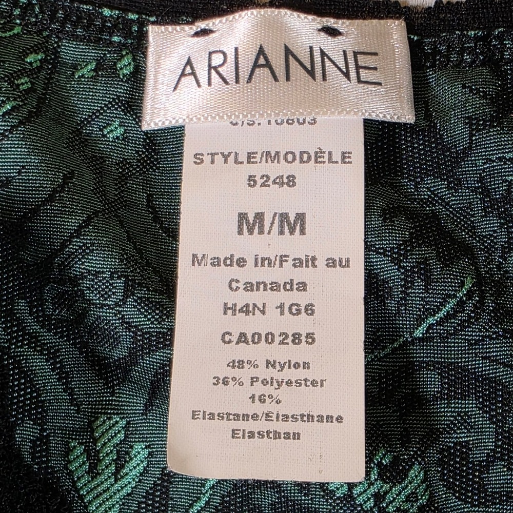 Arianne Florence Cami Corset Womens M Green Baroque Lace Trim Top Whimsigoth - Picture 5 of 7